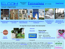 Tablet Screenshot of elcom-stadler.de